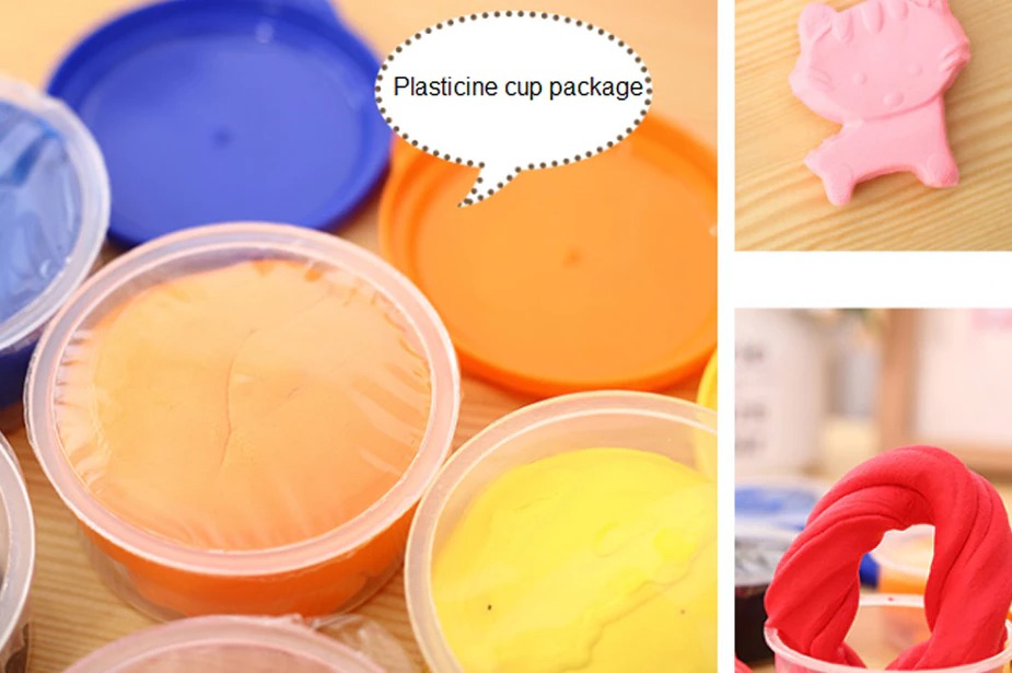 Play dough cup packaging machine