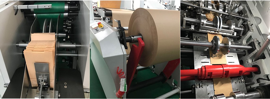 High-speed paper bag machine