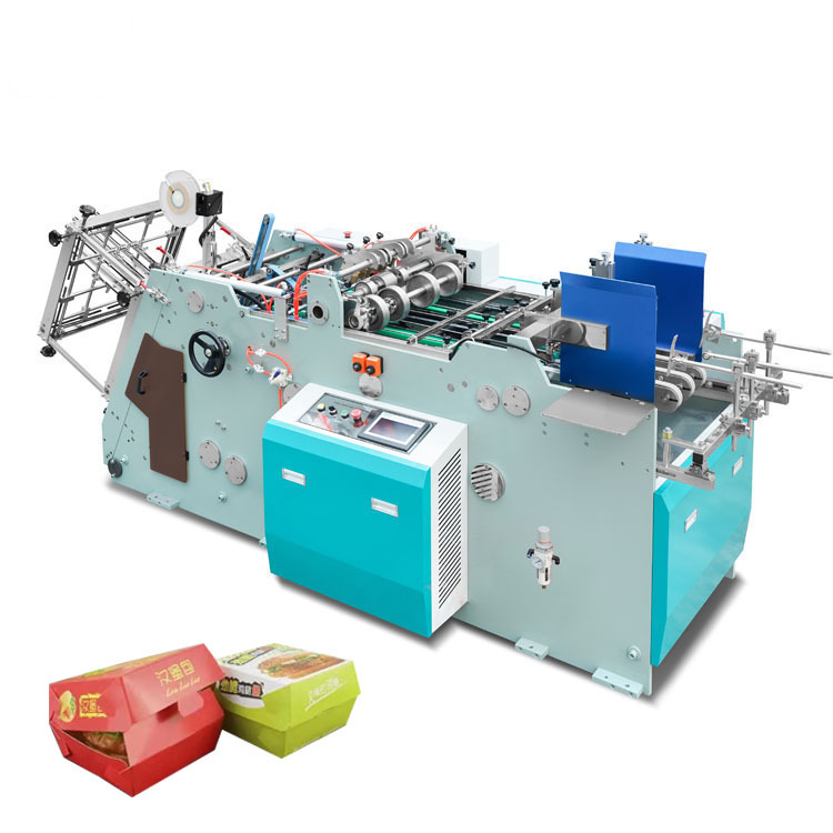 Hamburger carton forming machine